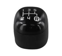 HWBZDPZQD 1 pomello del cambio for auto for Fiat Panda dal 2012 in poi, nero, accessori for auto a 5 marce