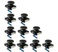 HWBZDPZQD Confezione da 10 pezzi for la sostituzione degli stick analogici Joy-Con, joystick 3D anti-deriva, for Nintendo Switch, for Switch Lite(10pcs black)