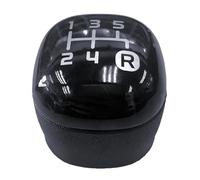 HWBZDPZQD Pulsante del pomello del cambio for auto for Fiat Panda dal 2012 Nero Accessori a 5 velocità Pomello del cambio in plastica