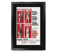 HWC Trading 007 - Stampa autografata di James Bond 007 con cornice o senza cornice, Dalla Russia con amore, A3