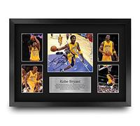HWC Trading A3 FR Kobe Bryant Gift firmato grande autografo A3 stampato Los Angeles Lakers, idea regalo