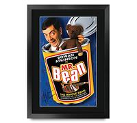HWC Trading A3 FR Mr Bean Rowan Atkinson Stampati Immagine Regali Fans Autograph Autografato TV - A3 Incorniciate