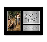 HWC Trading A4 Andrew Lincoln Chandler Riggs Sarah Wayne Callies The Walking Dead Grimes Stampato Autografo Firmato Immagine Per Gli Appassionati Di Show Televisivo