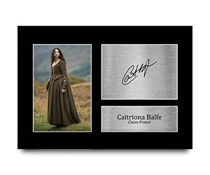 HWC Trading A4 Caitriona Balfe Outlander Regali Stampati Autografo Firmato Immagine Per Gli Appassionati Di Programma Televisivo