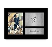 HWC Trading A4 Emma Stone Cruella Regali Stampati Autografo Firmato Immagine Per Gli Appassionati Di Memorabilia Di Film