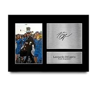 HWC Trading A4 Leonardo DiCaprio Catch Me If You Can Regali Stampati Autografo Firmato Immagine Per Gli Appassionati Di Memorabilia Di Film