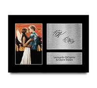 HWC Trading A4 Leonardo DiCaprio & Claire Danes Romeo & Juliet Regali Stampati Autografo Firmato Immagine Per Gli Appassionati Di Memorabilia Di Film