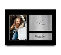 HWC Trading A4 Nicolas Cage Con Air Regali Stampati Autografo Firmato Immagine Per Gli Appassionati Di Memorabilia Di Film