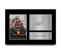 HWC Trading A4 Oscar Piastri McLaren Regali Stampati Autografo Firmato Immagine Per F1 Formula 1 Corse Tifosi - A4