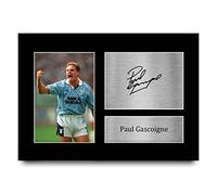HWC Trading A4 Paul Gascoigne Lazio Regali Stampati Autografo Firmato Foto per Gli Appassionati di Calcio E Sostenitori