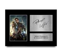 HWC Trading A4 Robert Downey Jr & Gwyneth Paltrow Iron Man Iron Man & Pepper Potts Regali Stampati Autografo Firmato Immagine Per Gli Appassionati Di Memorabilia Di Film - A4