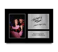HWC Trading A4 Robert Englund & Heather Langenkamp Nightmare on Elm Street Regali Stampati Autografo Firmato Immagine Per Gli Appassionati Di Memorabilia Di Film