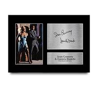 HWC Trading A4 Sean Connery & Daniela Bianchi James Bond From Russia With Love Regali Stampati Autografo Firmato Immagine Per Gli Appassionati Di Memorabilia Di Film