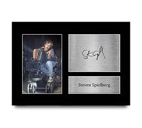 HWC Trading A4 Steven Spielberg Regali Stampati Autografo Firmato Immagine Per I Seguaci E Fan