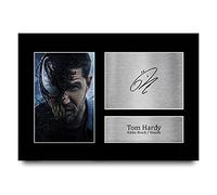 HWC Trading A4 Tom Hardy Venom Regali Stampati Autografo Firmato Immagine Per Gli Appassionati Di Memorabilia Di Film