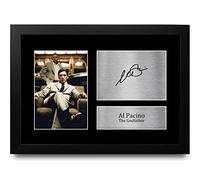HWC Trading Al Pacino A4 Incorniciato Firmato Regalo Visualizzazione Delle Foto Print Immagine Autografo Stampato Per The Godfather Gli Appassionati Di Cinema