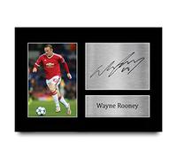 HWC Trading - Autografo, formato A4, motivo: Wayne Rooney Manchester United, formato A4