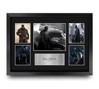 HWC Trading Ben Affleck v Superman I Regali Hanno Stampato L'Esposizione Firmata Dell'Immagine Dell'Autografo Per I Tifosi Di Memorabilia Di Film - A3 Incorniciato