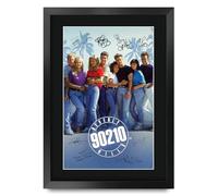 HWC Trading Beverly Hills 90210 (1990) Jason Priestley Regali Stampati Autografo Firmato Poster Per Programma Televisivo Memorabilia Tifosi - A3 Incorniciato