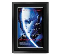 HWC Trading Bicentennial Man (1999) Robin Williams Regali Stampato Poster Firmato Autografo Immagine Per Film Memorabilia Tifosi - A3 Incorniciato