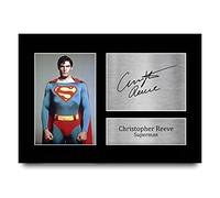 HWC Trading Christopher Reeve A4 Senza Cornice Firmato Regalo Visualizzazione Delle Foto Print Immagine Autografo Stampato Per Superman Gli Appassionati Di Cinema