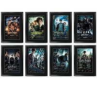HWC Trading Collezione completa con Daniel Radcliffe Emma Watson Rupert Grint Poster autografato per i fan del film - incorniciato A3