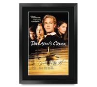 HWC Trading Dawson's Creek (1998) James Van Der Beek Regali Stampati Autografo Firmato Poster Per Programma Televisivo Memorabilia Tifosi - A3 Incorniciato