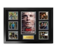 HWC Trading Dexter Michael C Hall Regali Stampati Autografo Firmato Immagine Per Programma Televisivo Memorabilia Tifosi - A2 Incorniciato