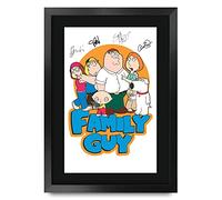 HWC Trading Family Guy Seth MacFarlane Regali Stampati Autografo Firmato Immagine Per Programma Televisivo Memorabilia Tifosi - A3 Incorniciato