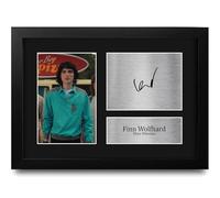 HWC Trading Finn Wolfhard V2 Strange Hawkins Thing Regali Stampati Autografo Firmato Immagine Per Gli Appassionati Di Programma Televisivo - A4 Incorniciato