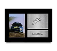 HWC Trading Foto autografata stampata di Colin McRae, formato A4, per gli appassionati di auto da rally