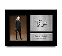 HWC Trading Foto autografata stampata di Evanna Lynch di Harry Potter, Luna Lovegood, formato A4, per i fan dei cimeli del cinema