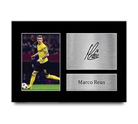 HWC Trading - Foto con autografo formato A4, motivo: Marco Reus Dortmund, formato A4