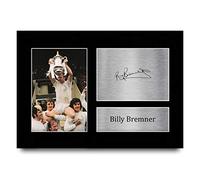 HWC Trading Foto stampata con autografo di Billy Bremner Leeds United, formato A4, per tifosi e tifosi di calcio