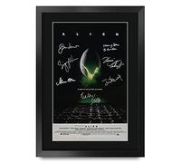 HWC Trading FR A3 Alien Sigourney Weaver - Poster con autografo per i fan cinefili, formato A3, con cornice