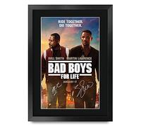 HWC Trading FR A3 Bad Boys 3 Will Smith, Martin Lawrence - Poster stampato con autografo per i fan del film, formato A3