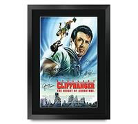 HWC Trading FR A3 Cliffhanger Sylvester Stallone Gifts stampato poster autografo per i fan del film Memorabilia - A3 incorniciato