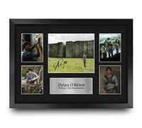 HWC Trading FR A3 Dylan O'Brien Maze Runner - Poster con autografo per i fan cinefili, formato A3, con cornice