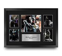 HWC Trading FR A3 Michael Keaton Regali Stampati Autografo Firmato Immagine Per Gli Appassionati Di Memorabilia Di Film - A3 Framed