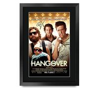 HWC Trading FR A3 The Hangover 1 Bradley Cooper, Zach Galifianakis Gifts - Poster autografato con autografo per i fan dei cimeli del film, formato A3