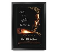 HWC Trading FR A3 There Will Be Blood Daniel Day-Lewis Regali Stampato Poster Firmato Autografo Immagine Per Film Memorabilia Tifosi - A3 Framed