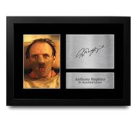 HWC Trading FR A4 Anthony Hopkins Hannibal Lecter - A4 Framed Regali Stampati Autografo Firmato Immagine Per Gli Appassionati Di Memorabilia Di Film - A4 Incorniciato