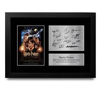 HWC Trading FR A4 Harry Potter Cast Daniel Radcliffe, Emma Watson Regali Stampati Autografo Firmato Immagine Per Gli Appassionati Di Memorabilia Di Film - A4 Incorniciato