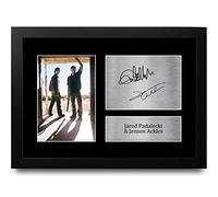 HWC Trading FR A4 Jared Padalecki & Jensen Ackles Supernatural Regali Stampati Autografo Firmato Immagine Per Gli Appassionati Di Programma Televisivo - A4 Framed
