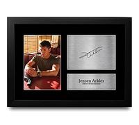 HWC Trading FR A4 Jensen Ackles Supernatural Regali Stampati Autografo Firmato Immagine Per Gli Appassionati Di Programma Televisivo - A4 Framed