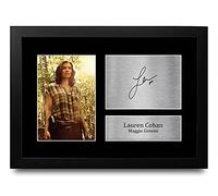 HWC Trading FR A4 Lauren Cohan The Walking Dead Maggie Grenne - A4 Framed Regali Stampati Autografo Firmato Immagine Per Gli Appassionati Di Show Televisivo