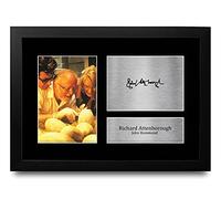 HWC Trading FR A4 Richard Attenborough Jurassic Park - A4 Framed Regali Stampati Autografo Firmato Immagine Per Gli Appassionati Di Memorabilia Di Film - A4 Incorniciato