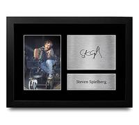 HWC Trading FR A4 Steven Spielberg Regali Stampati Autografo Firmato Immagine Per I Seguaci E Fan - A4 Incorniciato