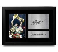 HWC Trading FR Oleksandr Usyk Gifts - Immagine autografata stampata con autografo, formato A4, per i fan dei cimeli di boxe, formato A4