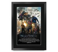 HWC Trading FR - Poster formato A3 Transformers Age of Extinction, 4 regali, con autografo, per i fan di Memorabilia, formato A3